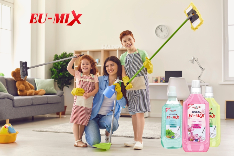 Nước Lau Sàn An Toàn Cho Bé: Lựa Chọn Số 1 Của Mẹ