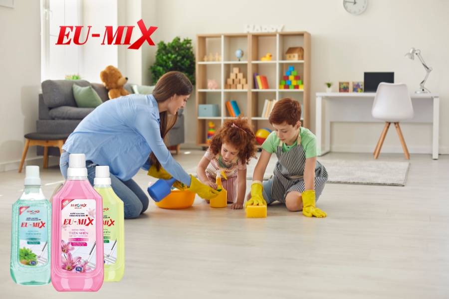 Nước Lau Sàn An Toàn Cho Bé: Lựa Chọn Số 1 Của Mẹ