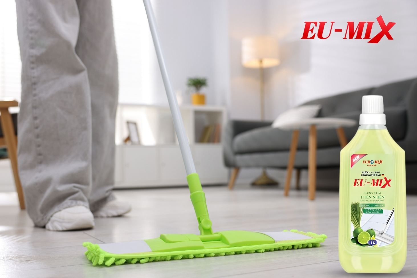 5 Sai Lầm Khi Dùng Nước Lau Sàn Khử Mùi Khiến Nhà Vẫn Có Mùi Hôi