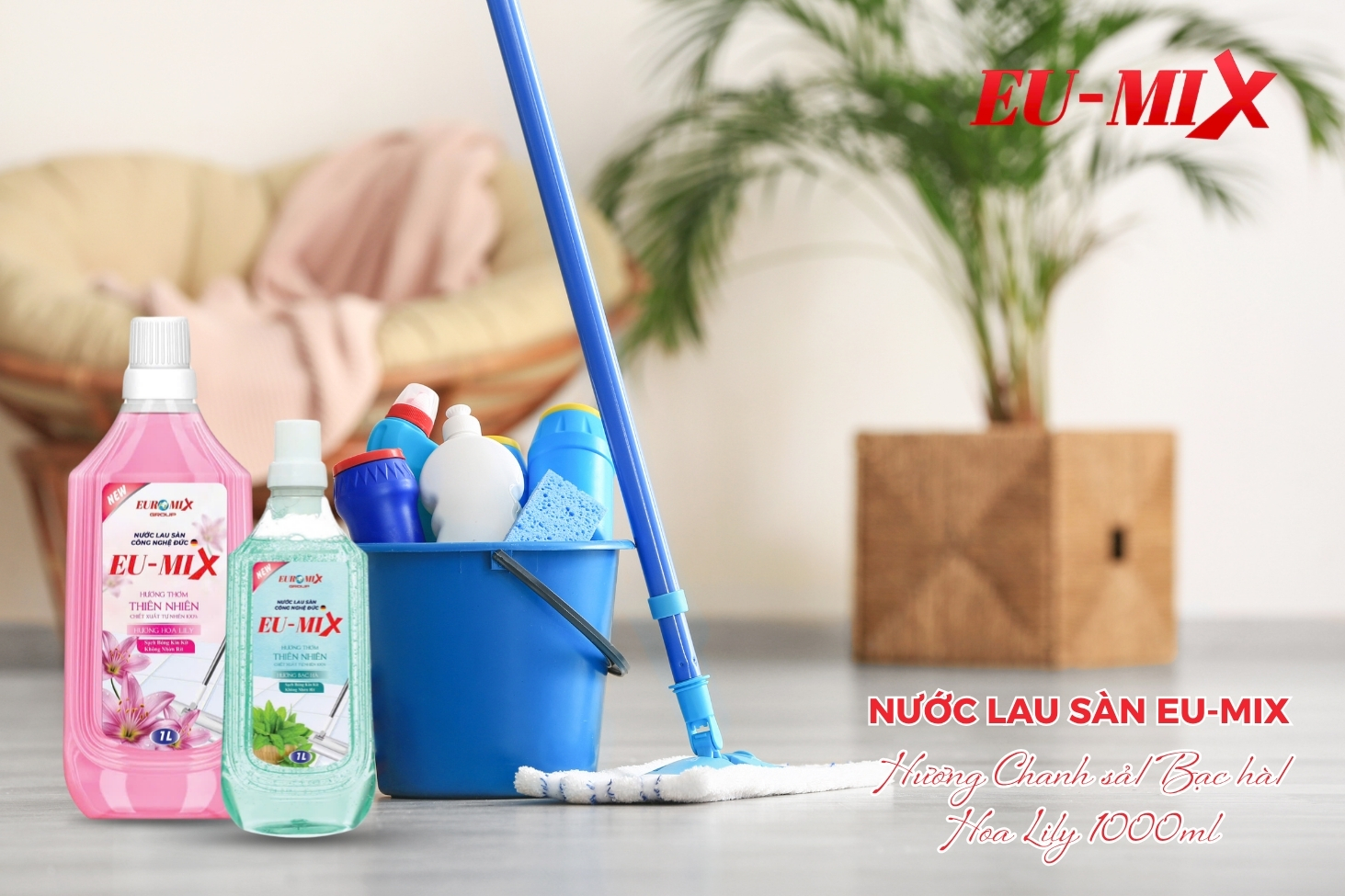 Mẹo Dùng Nước Lau Sàn Diệt Khuẩn 99% Giúp Thơm Lâu Hơn Gấp 3 Lần